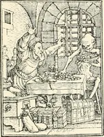 Picture 22 of 57 from The dance of death : the full series of wood engravings reproduced in phototype from the proofs and original editions (1886), leaf 63