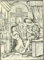 Picture 34 of 57 from The dance of death : the full series of wood engravings reproduced in phototype from the proofs and original editions (1886), leaf 87