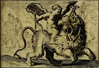 An illustration from Dan. Heinsii Lof-Sanck Van Iesus Christus, den eenigen end eeuwigen Son Godes. Met noodelicke Vytleggingen aenvvÿsende den gront van het out Christelick geloof, in den selven vervat (1616)