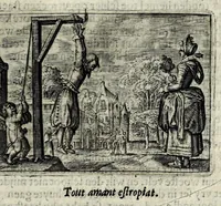 An illustration from Dan. Heinsii Lof-sanck van Iesus Christus den eenigen ende eeuwigen sone Godes : ende zyne andere nederduytse poemata, nieuwelijcks vermeerdert ende verbetert met de uytlegginghen (1650)