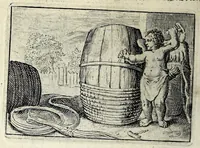 An illustration from Dan. Heinsii Lof-sanck van Iesus Christus den eenigen ende eeuwigen sone Godes : ende zyne andere nederduytse poemata, nieuwelijcks vermeerdert ende verbetert met de uytlegginghen (1650)