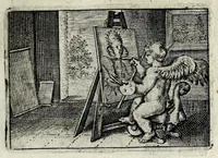 Picture 9 of 55 from Dan. Heinsii Lof-sanck van Iesus Christus den eenigen ende eeuwigen sone Godes : ende zyne andere nederduytse poemata, nieuwelijcks vermeerdert ende verbetert met de uytlegginghen (1650), leaf 183