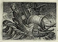 An illustration from Dan. Heinsii Lof-sanck van Iesus Christus den eenigen ende eeuwigen sone Godes : ende zyne andere nederduytse poemata, nieuwelijcks vermeerdert ende verbetert met de uytlegginghen (1650)