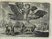 Picture 23 of 55 from Dan. Heinsii Lof-sanck van Iesus Christus den eenigen ende eeuwigen sone Godes : ende zyne andere nederduytse poemata, nieuwelijcks vermeerdert ende verbetert met de uytlegginghen (1650), leaf 201