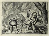 Picture 26 of 55 from Dan. Heinsii Lof-sanck van Iesus Christus den eenigen ende eeuwigen sone Godes : ende zyne andere nederduytse poemata, nieuwelijcks vermeerdert ende verbetert met de uytlegginghen (1650), leaf 212
