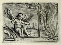 An illustration from Dan. Heinsii Lof-sanck van Iesus Christus den eenigen ende eeuwigen sone Godes : ende zyne andere nederduytse poemata, nieuwelijcks vermeerdert ende verbetert met de uytlegginghen (1650)