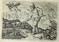 An illustration from Dan. Heinsii Lof-sanck van Iesus Christus den eenigen ende eeuwigen sone Godes : ende zyne andere nederduytse poemata, nieuwelijcks vermeerdert ende verbetert met de uytlegginghen (1650)