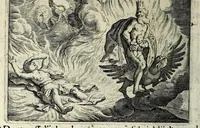 An illustration from Dan. Heinsii Lof-sanck van Iesus Christus den eenigen ende eeuwigen sone Godes : ende zyne andere nederduytse poemata, nieuwelijcks vermeerdert ende verbetert met de uytlegginghen (1650)
