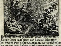 An illustration from Dan. Heinsii Lof-sanck van Iesus Christus den eenigen ende eeuwigen sone Godes : ende zyne andere nederduytse poemata, nieuwelijcks vermeerdert ende verbetert met de uytlegginghen (1650)