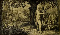 An illustration from Dan. Heinsii Nederduytsche poemata ; by een vergadert en uytgegeven door P. S (1618)