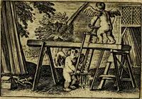 An illustration from Dan. Heinsii Nederduytsche poemata ; by een vergadert en uytgegeven door P. S (1618)
