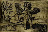 An illustration from Dan. Heinsii Nederduytsche poemata ; by een vergadert en uytgegeven door P. S (1618)