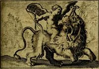 An illustration from Dan. Heinsii Nederduytsche poemata ; by een vergadert en uytgegeven door P. S (1618)