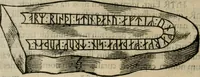 An illustration from Danicorum monumentorum libri sex : e spissis antiquitatum tenebris et in Dania ac Norvegia extantibus ruderibus (1643)