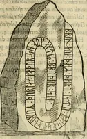 Picture 57 of 159 from Danicorum monumentorum libri sex : e spissis antiquitatum tenebris et in Dania ac Norvegia extantibus ruderibus (1643), leaf 300