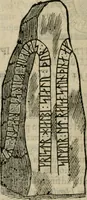 An illustration from Danicorum monumentorum libri sex : e spissis antiquitatum tenebris et in Dania ac Norvegia extantibus ruderibus (1643)
