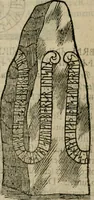 An illustration from Danicorum monumentorum libri sex : e spissis antiquitatum tenebris et in Dania ac Norvegia extantibus ruderibus (1643)