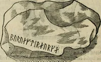 An illustration from Danicorum monumentorum libri sex : e spissis antiquitatum tenebris et in Dania ac Norvegia extantibus ruderibus (1643)