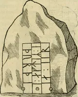 An illustration from Danicorum monumentorum libri sex : e spissis antiquitatum tenebris et in Dania ac Norvegia extantibus ruderibus (1643)