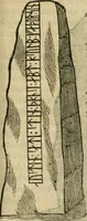An illustration from Danicorum monumentorum libri sex : e spissis antiquitatum tenebris et in Dania ac Norvegia extantibus ruderibus (1643)