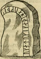 An illustration from Danicorum monumentorum libri sex : e spissis antiquitatum tenebris et in Dania ac Norvegia extantibus ruderibus (1643)