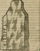 An illustration from Danicorum monumentorum libri sex : e spissis antiquitatum tenebris et in Dania ac Norvegia extantibus ruderibus (1643)