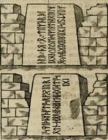 An illustration from Danicorum monumentorum libri sex : e spissis antiquitatum tenebris et in Dania ac Norvegia extantibus ruderibus (1643)