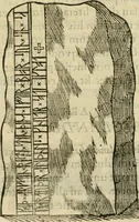 An illustration from Danicorum monumentorum libri sex : e spissis antiquitatum tenebris et in Dania ac Norvegia extantibus ruderibus (1643)