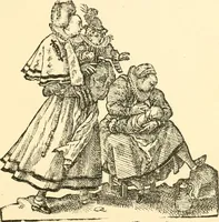 An illustration from Danziger Frauentrachtenbuch (1886)