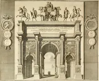 An illustration from Oeuvres d'architecture de Vincent Scamozzi vicentin, architecte de la republique de Venise, contenuës dans son idée de l'architecture universelle : dont les regles des cinq ordres, que le sixième livre contient ont été traduites en françois (1713)