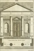 An illustration from Oeuvres d'architecture de Vincent Scamozzi vicentin, architecte de la republique de Venise, contenuës dans son idée de l'architecture universelle : dont les regles des cinq ordres, que le sixième livre contient ont été traduites en françois (1713)