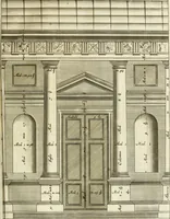 An illustration from Oeuvres d'architecture de Vincent Scamozzi vicentin, architecte de la republique de Venise, contenuës dans son idée de l'architecture universelle : dont les regles des cinq ordres, que le sixième livre contient ont été traduites en françois (1713)
