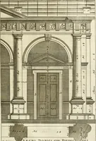 An illustration from Oeuvres d'architecture de Vincent Scamozzi vicentin, architecte de la republique de Venise, contenuës dans son idée de l'architecture universelle : dont les regles des cinq ordres, que le sixième livre contient ont été traduites en françois (1713)