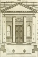 An illustration from Oeuvres d'architecture de Vincent Scamozzi vicentin, architecte de la republique de Venise, contenuës dans son idée de l'architecture universelle : dont les regles des cinq ordres, que le sixième livre contient ont été traduites en françois (1713)