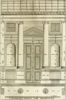 An illustration from Oeuvres d'architecture de Vincent Scamozzi vicentin, architecte de la republique de Venise, contenuës dans son idée de l'architecture universelle : dont les regles des cinq ordres, que le sixième livre contient ont été traduites en françois (1713)