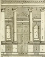An illustration from Oeuvres d'architecture de Vincent Scamozzi vicentin, architecte de la republique de Venise, contenuës dans son idée de l'architecture universelle : dont les regles des cinq ordres, que le sixième livre contient ont été traduites en françois (1713)