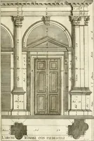 An illustration from Oeuvres d'architecture de Vincent Scamozzi vicentin, architecte de la republique de Venise, contenuës dans son idée de l'architecture universelle : dont les regles des cinq ordres, que le sixième livre contient ont été traduites en françois (1713)