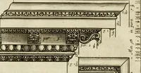 An illustration from Oeuvres d'architecture de Vincent Scamozzi vicentin, architecte de la republique de Venise, contenuës dans son idée de l'architecture universelle : dont les regles des cinq ordres, que le sixième livre contient ont été traduites en françois (1713)