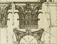 An illustration from Oeuvres d'architecture de Vincent Scamozzi vicentin, architecte de la republique de Venise, contenuës dans son idée de l'architecture universelle : dont les regles des cinq ordres, que le sixième livre contient ont été traduites en françois (1713)