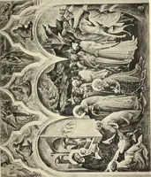 An illustration from Die darstellung der Anbetung der heiligen drei Könige in der toskanischen Malerei von Giotto bis Lionardo (1901)