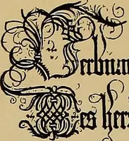 An illustration from Das Alte buch und seine ausstattung vom XV. bis zum XIX. jahrhundert: buchdruck, buchschmuck und einbände (1915)
