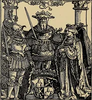 An illustration from Das Alte buch und seine ausstattung vom XV. bis zum XIX. jahrhundert: buchdruck, buchschmuck und einbände (1915)