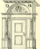 An illustration from Das deutsche Zimmer der Gothik und Renaissance : des Barock-, Rococo- und Zopfstils Anregungen zu häuslicher Kunstpflege (1886)