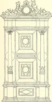 An illustration from Das deutsche Zimmer der Gothik und Renaissance : des Barock-, Rococo- und Zopfstils Anregungen zu häuslicher Kunstpflege (1886)