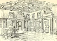 An illustration from Das deutsche Zimmer der Gothik und Renaissance : des Barock-, Rococo- und Zopfstils Anregungen zu häuslicher Kunstpflege (1886)