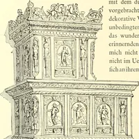 An illustration from Das deutsche Zimmer der Gothik und Renaissance : des Barock-, Rococo- und Zopfstils Anregungen zu häuslicher Kunstpflege (1886)