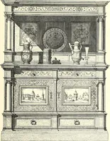 An illustration from Das deutsche Zimmer der Gothik und Renaissance : des Barock-, Rococo- und Zopfstils Anregungen zu häuslicher Kunstpflege (1886)