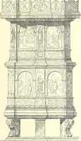 An illustration from Das deutsche Zimmer der Gothik und Renaissance : des Barock-, Rococo- und Zopfstils Anregungen zu häuslicher Kunstpflege (1886)
