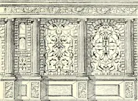An illustration from Das deutsche Zimmer der Gothik und Renaissance : des Barock-, Rococo- und Zopfstils Anregungen zu häuslicher Kunstpflege (1886)