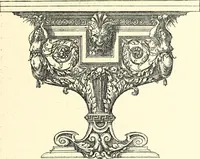 An illustration from Das deutsche Zimmer der Gothik und Renaissance : des Barock-, Rococo- und Zopfstils Anregungen zu häuslicher Kunstpflege (1886)